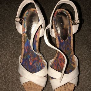 White Madden Girl Wedges